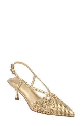 Marc Fisher Reagan Slingback Pump in Gold at Nordstrom Rack, Size 7.5
