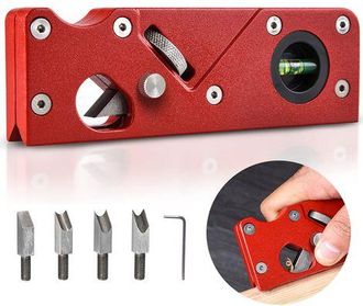 OEM Cepillo Angular Para Carpinter&iacute;a, Cepillo De Biselado De 45 Grados, Biselado, Cepillo De Mano De Madera Para Carpinter&iacute;a (rojo)