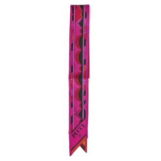 Pucci Silky Scarves, female, Multicolor, Size: ONE SIZE Logo Scarf
