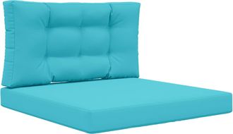 vidaXL Coj&iacute;n Para Sof&aacute; De Exterior Poli&eacute;ster Tuquesa 80 X 80 Cm Vidaxl