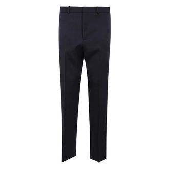 Jil Sander Heren, Broeken, Blauw, Maat: 2XL Wol