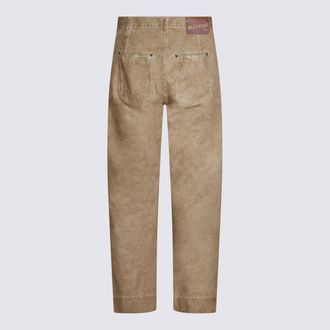 Vivienne Westwood Mens Trousers Beige _100 % Co