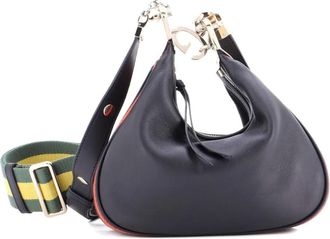 Gucci Attache Shoulder Bag Leather Small crossbody bag - Zwart