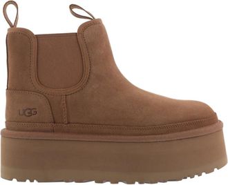 UGG Neumel Platform Chelsea Laarzen Chestnut - Dames - Chelseaboots - Bruin - 39 EU - Su&egrave;de - Schoenen