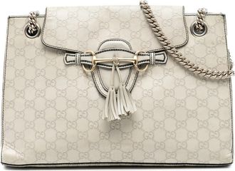 Gucci Pre-owned Gucci Large Guccissima Emily Shoulder Bag 295403 525040