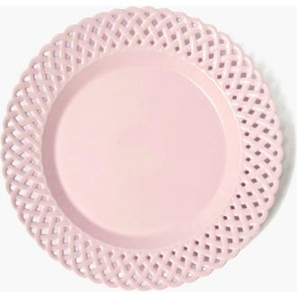 Mrs. Alice Pink Basketweave Dinner Plate at Nordstrom