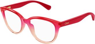 Chlo&eacute; Brillenmonturen - unisex - Brillen - Rood - 47 MM - Accessoires