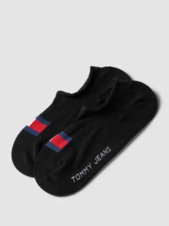 Tommy Hilfiger Füßlinge mit Logo-Print im 2er-Pack in Black, Größe 39/42