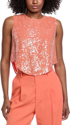 Sally Lapointe Sequin Tank Top