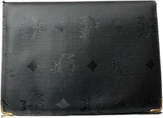 MCM Pre-owned Leather Wallet - unisex - Vintage Accessoires - Zwart - ONE Size - Leer - Vintage