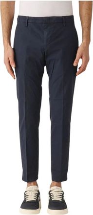 Dondup Broeken, Heren, Blauw, W35, Katoen, Alfredo Short Pants