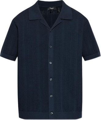 Theory Cardigan a maniche corte - Blu