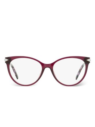 Swarovski SK5312 glasses - women - Plastic/Metal - One Size - Red