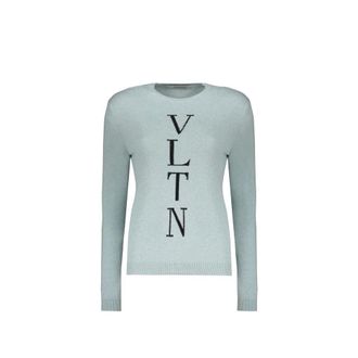 Valentino Blue Angora Womens Sweatshirt