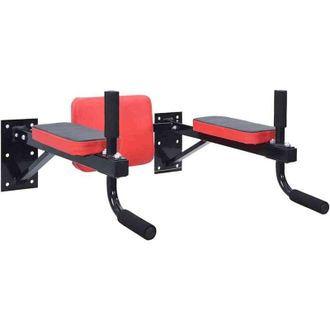 vidaXL Stazione per dips Nero, Rosso 72.5 x 70 x 31 cm Vidaxl