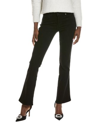 7 For All Mankind Kimmie Black Form Fitted Bootcut Jean