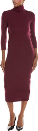 L'agence LAgence Voletta 3/4 Sleeve Turtleneck Dress