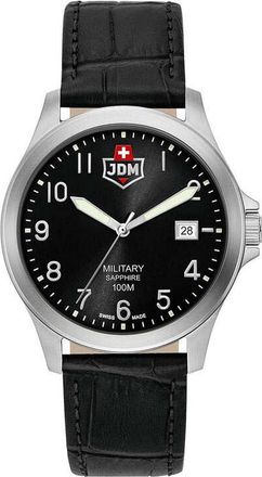 JDM Military Alpha I Black Dial Mens Watch JDM-WG001-01