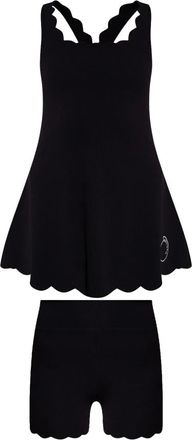 Marysia Swim Vestido Corto con Pantalones Cortos Integrados - Jumpsuits & Playsuits - Mujer - Negro - XS