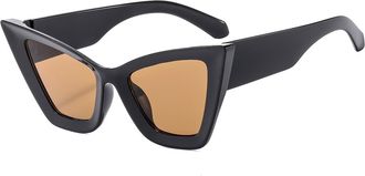 Generic Mens Vacation Driving Sunglasses Outdoor Womens Commuter Sun Glasses(Brown)