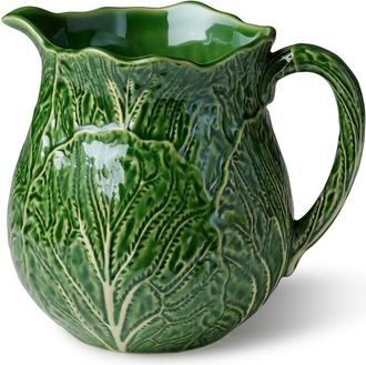Certified International Le Jardin Cabbage 3D Pitcher