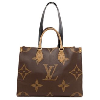 Louis Vuitton Brown Monogram Reverse Tote Bag (Pre-Owned)