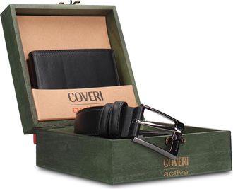 Enrico Coveri Portemonnee- en riemset Men