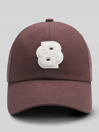 HUGO BOSS Basecap aus reiner Baumwolle Modell ARI-B in Dunkelbraun, Gr&ouml;&szlig;e 1
