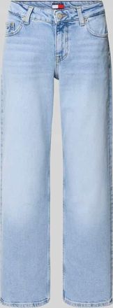 Tommy Jeans Straight Fit Jeans aus Baumwoll-Lyocell-Mix Modell SOPHIE in Jeansblau, Gr&ouml;&szlig;e 24/30