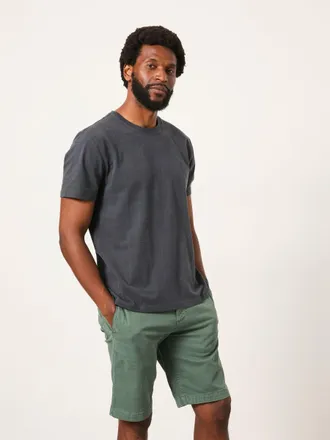 Fat Face FatFace Lulworth Washed Black Short Sleeve T-Shirt