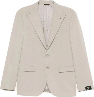 Manuel Ritz Tweedelig pak - Heren - Blazers - Grijs - 2XL - Tweed - Jassen