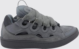 Lanvin Sneakers Curb in nabuk e mesh con design stringato