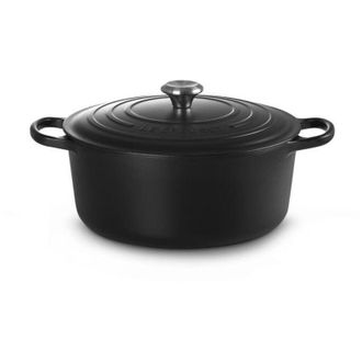 LE CREUSET Signature Br&auml;ter Rund 30 Cm Schwarz