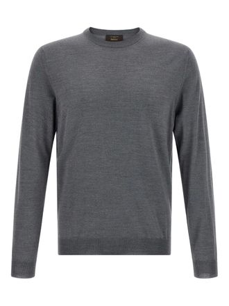 Zanone crew-neck sweater - men - Virgin Wool/Polyamide - 48 - Grey