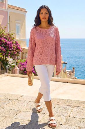 Roman Pointelle Knit Jumper