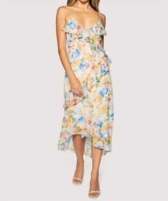 Lost + Wander Garden Afterglow Maxi Dress In Multi Floral
