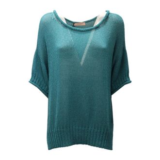Twinset Maxi Maglia 191Tt3150 - Dames - Truien - Blauw - Maat: XS