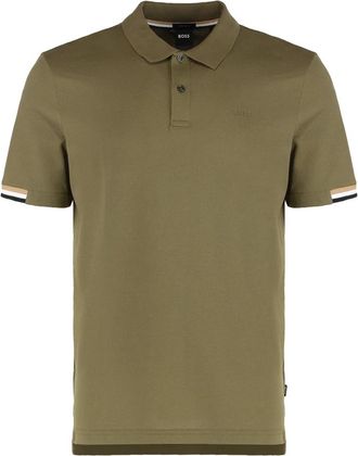 HUGO BOSS Parlay 147 Polo - Heren - Polos - Groen - XS - Katoen - Tops