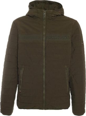 Tommy Jeans Jassen, Heren, Groen, S, Stijlvolle jassen voor elke gelegenheid