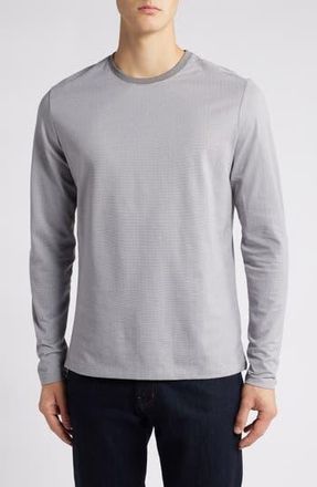Robert Barakett Dunleath Geo Pattern Crewneck Top in Grey at Nordstrom Rack, Size Xx-Large
