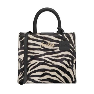 MC2 Saint Barth Compact Zebra Print Mini Shop Bag