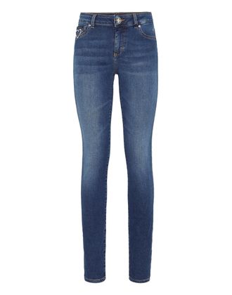 Philipp Plein Jeggings Heart
