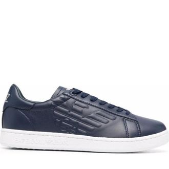 Emporio Armani Dynamic Blue Tennis Sneakers - Heren - Sneakers - Blauw - 40 2/3 EU - Polyester - Schoenen