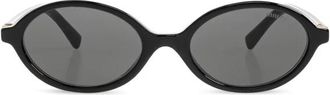 Miu Miu 04Zs Zonnebril - unisex - Zonnebrillen - Zwart - 50 MM - Accessoires