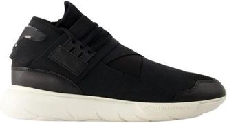 Yohji Yamamoto Qasa Mid-Top Strap Sneakers - Heren - Sneakers - Zwart - 38 EU - Schoenen