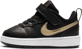 Nike (TD) Nike Court Borough Low 2 Black Metallic Gold Star BQ5453-011