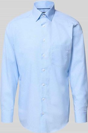 Olymp Modern Fit Business-Hemd mit Kentkragen in Bleu, Gr&ouml;&szlig;e 39