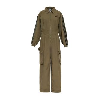 adidas Jumpsuits & Playsuits, Dames, Groen, S, Katoen, Losse Jumpsuit