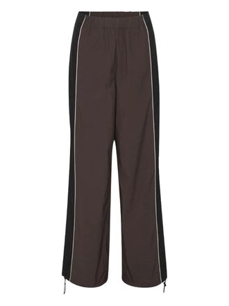 Rotate crispy panelled trousers - Brown