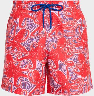 Vilebrequin Men & apos;s Hypnoptocus Nylon Swim Trunks